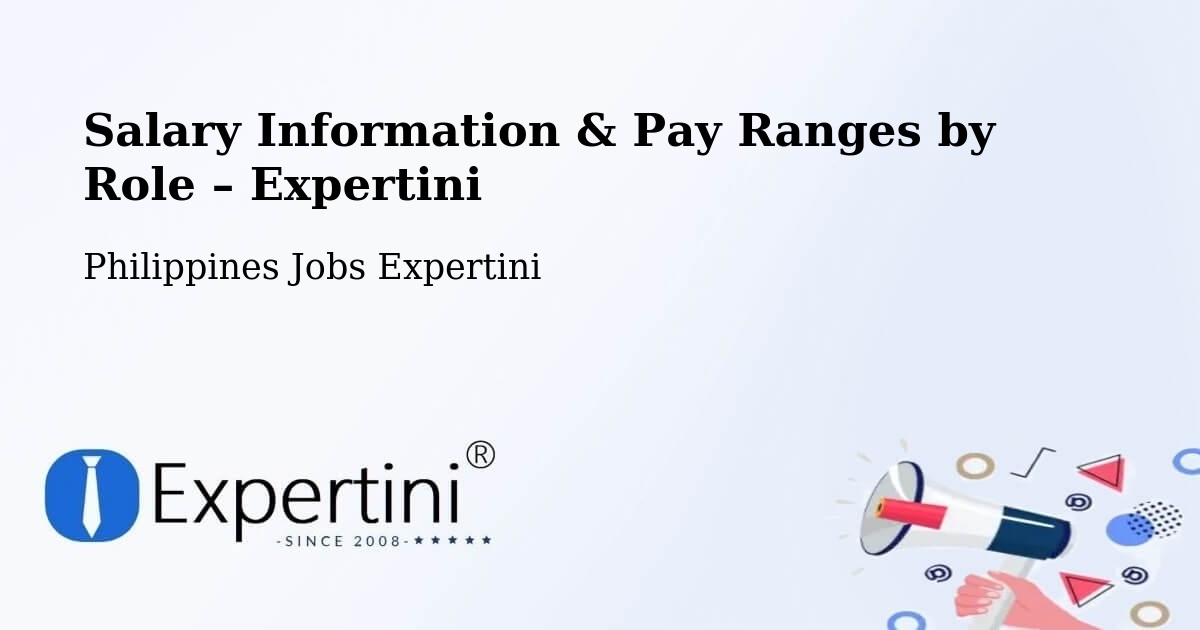 Salary Information & Pay Ranges – Carrascal - Carrascal, Philippines Jobs Expertini